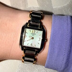 Tissot two tone Sapphire Crystal watch